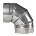 Fondo 8 in. Rhino Rigid 316L Stainless Steel 90 deg Adjustable Liner Elbow FO2201349